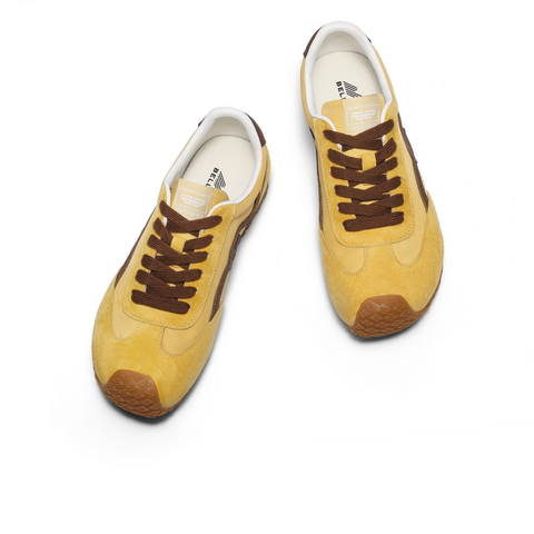 百丽复古潮搭运动阿甘鞋男鞋2025新款秋季休闲百搭德训鞋A2158CM5