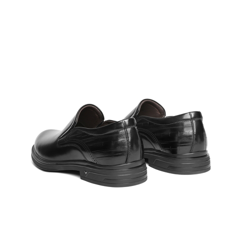 百丽一脚蹬商务鞋男2025新秋商场同款牛皮革正装乐福皮鞋8TR02CM5