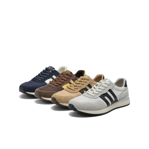 百丽潮搭撞色休闲运动鞋男2025新款秋商场同款慢跑阿甘鞋D5V03CM5