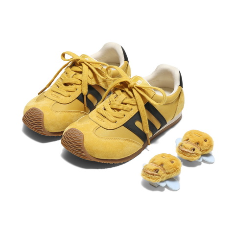 百丽歪头跑道阿甘鞋女2025秋新商场同款舒适运动休闲鞋13770C85