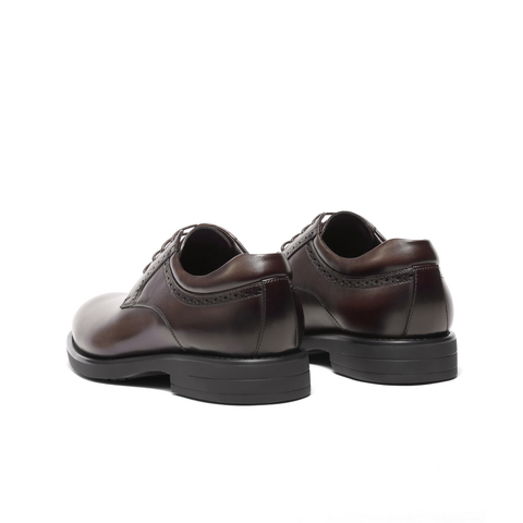 百丽绅士商务皮鞋男2025新款冬商场同款牛皮革正装鞋加绒8VS01DM5