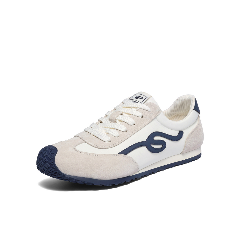 百丽复古潮搭运动阿甘鞋男鞋2025新款秋季休闲百搭德训鞋A2158CM5