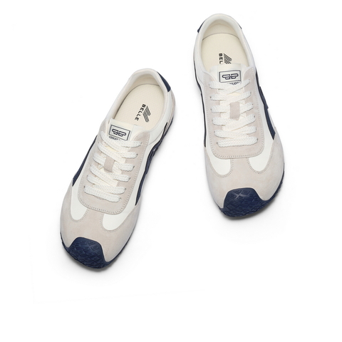 百丽复古潮搭运动阿甘鞋男鞋2025新款秋季休闲百搭德训鞋A2158CM5