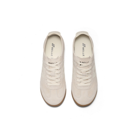 百丽复古跑道德训鞋女2025秋新商场同款舒适薄底休闲鞋E7U1DCM5