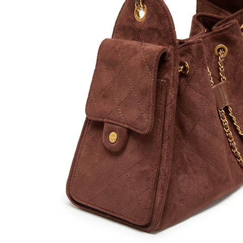 百丽包女2025新款时尚休闲小香风单肩斜挎腋下包托特包X7210DX5