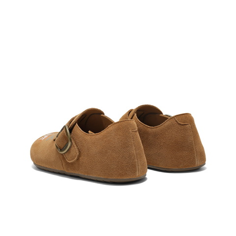 百丽SMILEY联名涂鸦勃肯鞋女2025秋新内增高全包单鞋B2865CM5