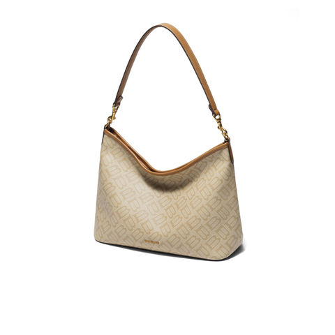 百丽包包女25秋新商场同款复古半月hobo单肩斜挎托特包X7388CX5