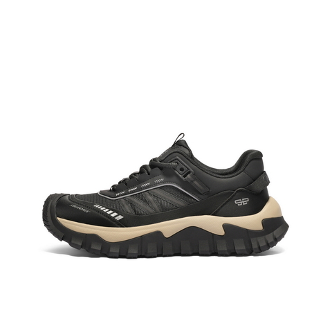 百丽厚底增高休闲运动鞋男2025新款冬季户外徒步鞋登山鞋8XK01DM5