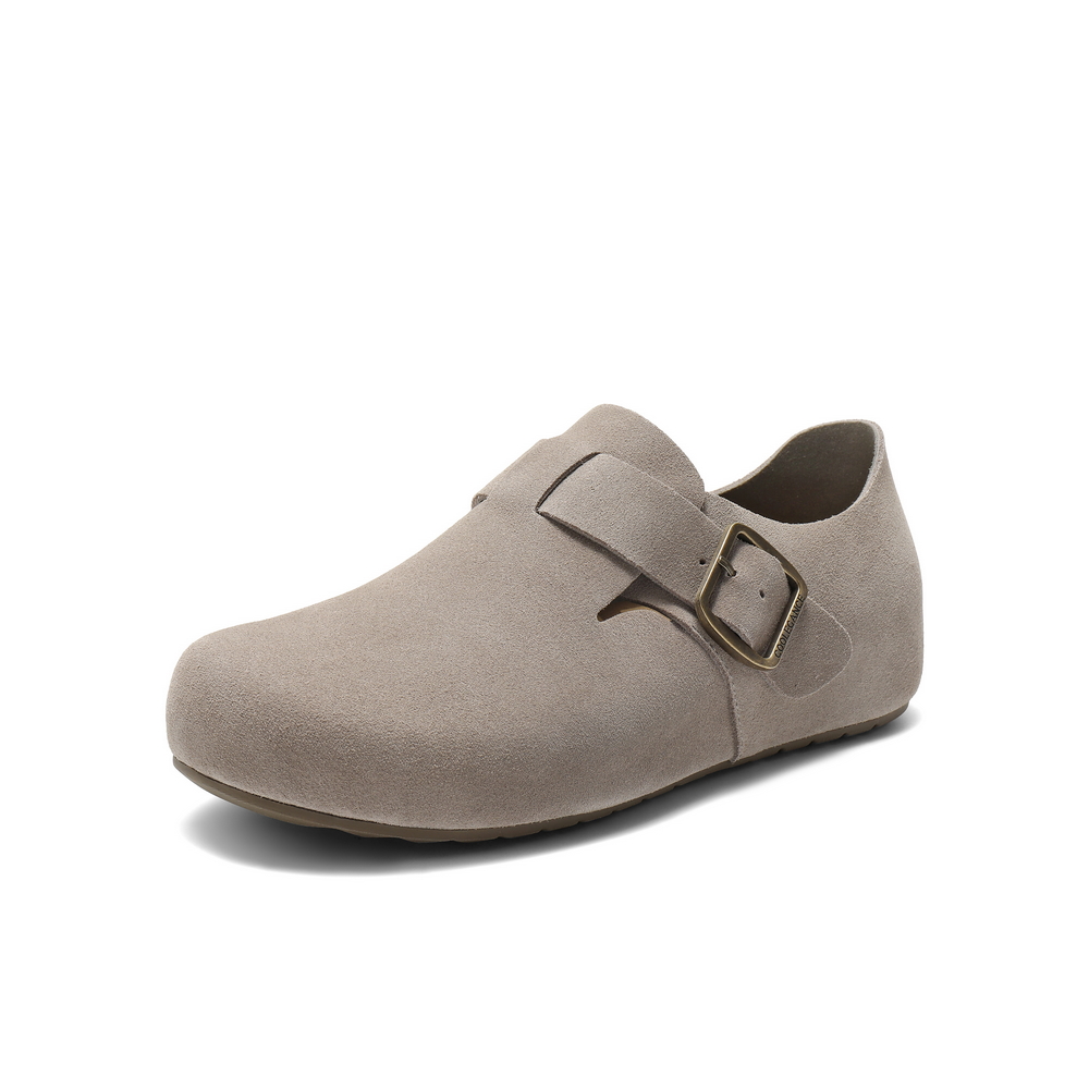 百丽全麦吐司鞋男2025新款秋季全包勃肯鞋厚底户外休闲鞋A2195CM5