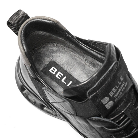 百丽高帮休闲运动鞋男2025新款冬季商场同款厚底增高低靴D1E16DM5