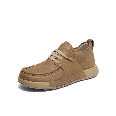 百丽高帮休闲工装鞋男2025新款冬季商场同款牛皮潮搭低靴8WJ01DD5