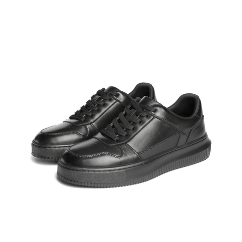 百丽时尚百搭小白鞋男2025新款秋季厚底增高简约休闲板鞋A2029CM5