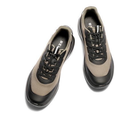 百丽厚底增高健步鞋男2025新款秋商场同款户外休闲运动鞋L6015CM5