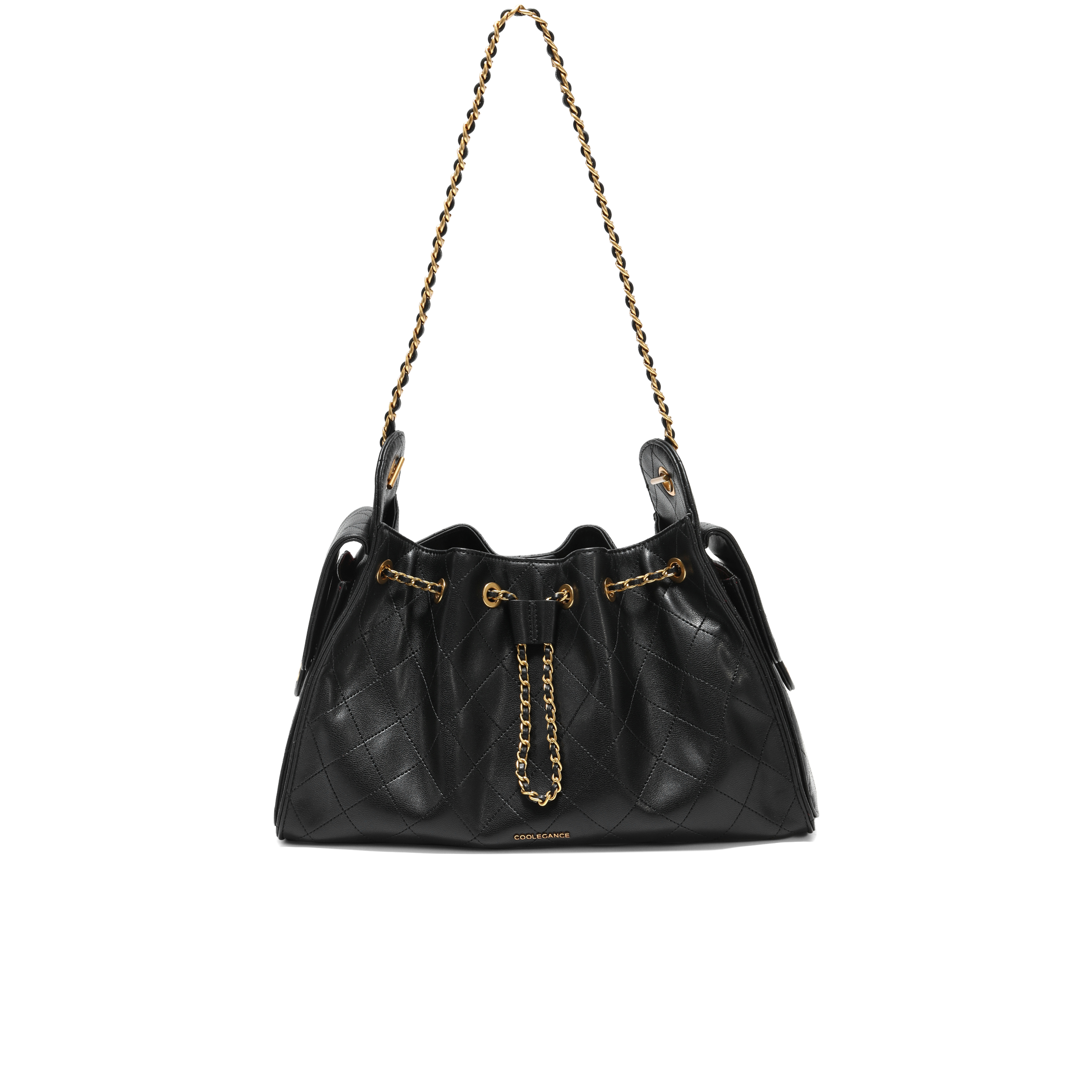 百丽包女2025新款时尚休闲小香风单肩斜挎腋下包托特包X7210DX5