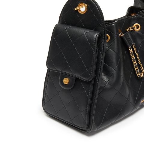 百丽包女2025新款时尚休闲小香风单肩斜挎腋下包托特包X7210DX5