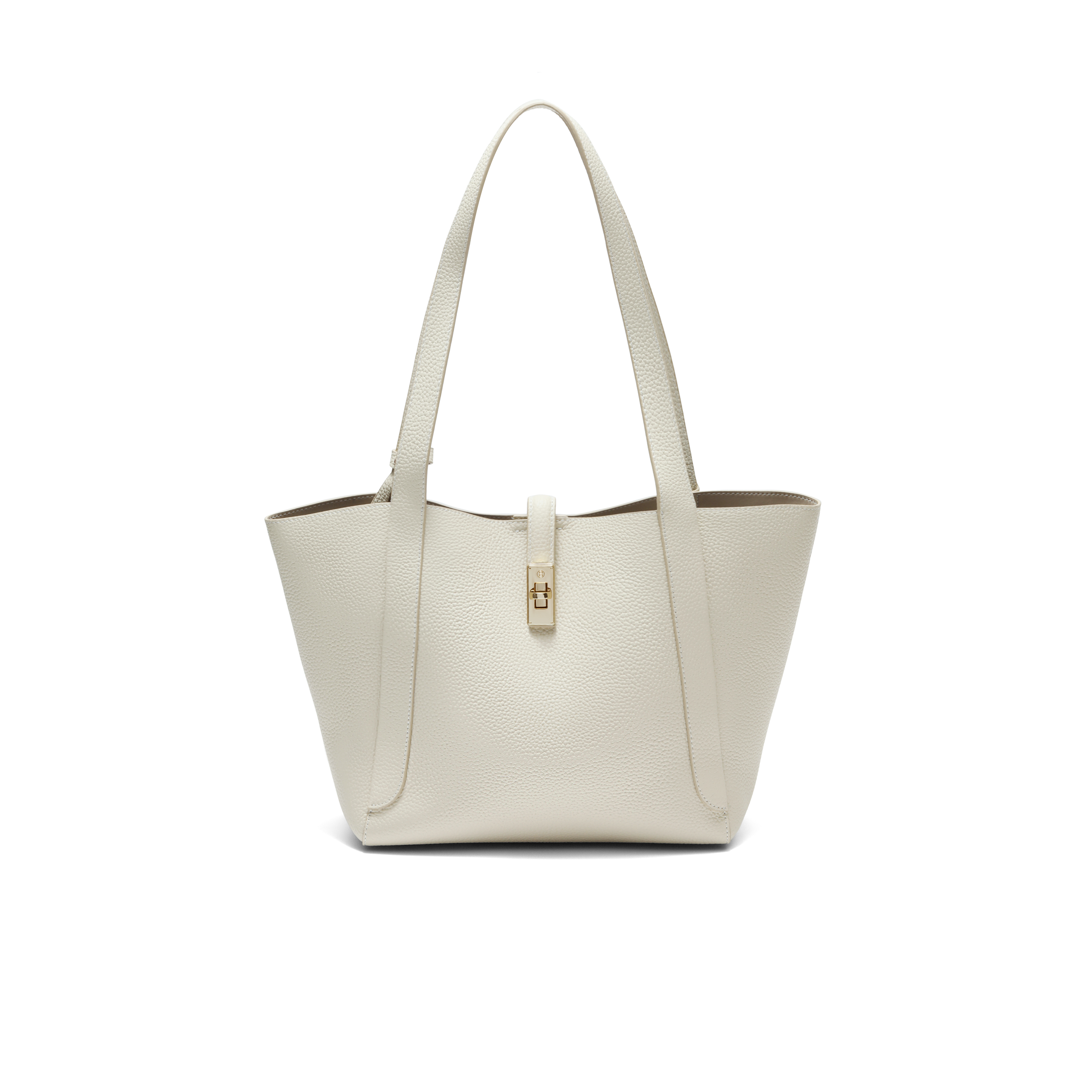 百丽包女25秋新商场同款质感通勤牛皮革大容量单肩托特包BL863DX5