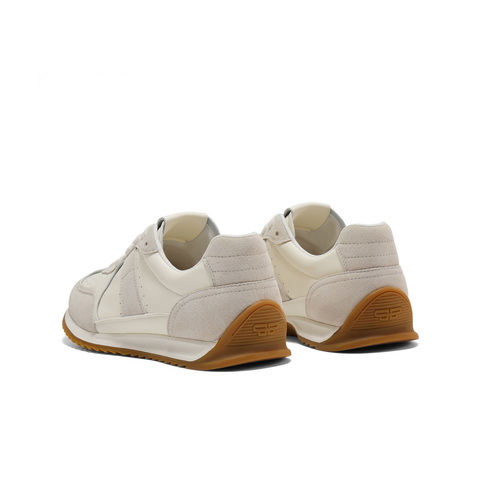 百丽撞色舒适阿甘鞋女2025秋新商场同款薄底复古休闲鞋E4N1DCM5