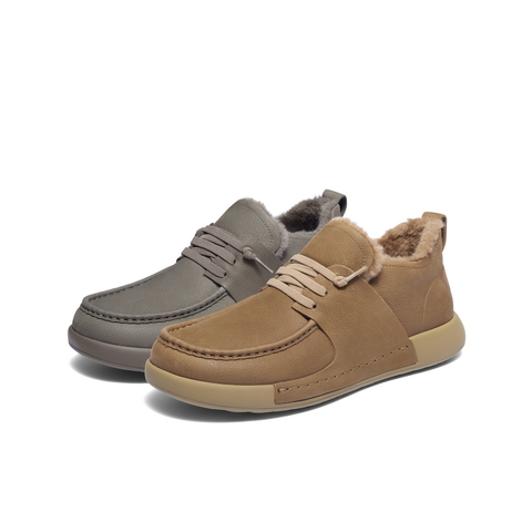 百丽高帮休闲工装鞋男2025新款冬季商场同款牛皮潮搭低靴8WJ01DD5