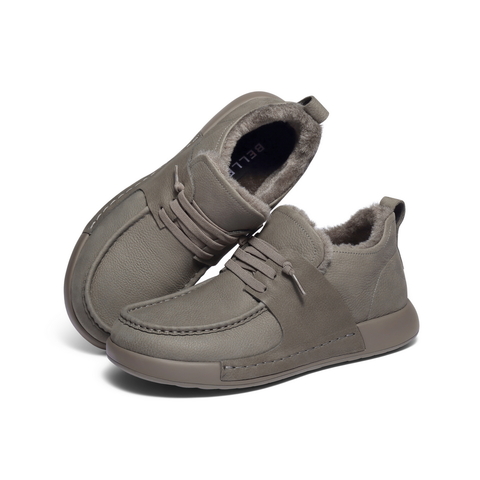 百丽高帮休闲工装鞋男2025新款冬季商场同款牛皮潮搭低靴8WJ01DD5