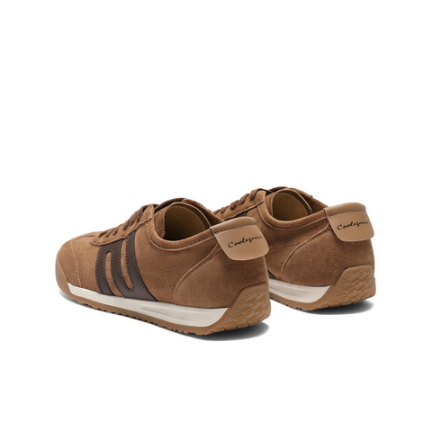 百丽复古跑道德训鞋女2025秋新商场同款舒适薄底休闲鞋E7U1DCM5