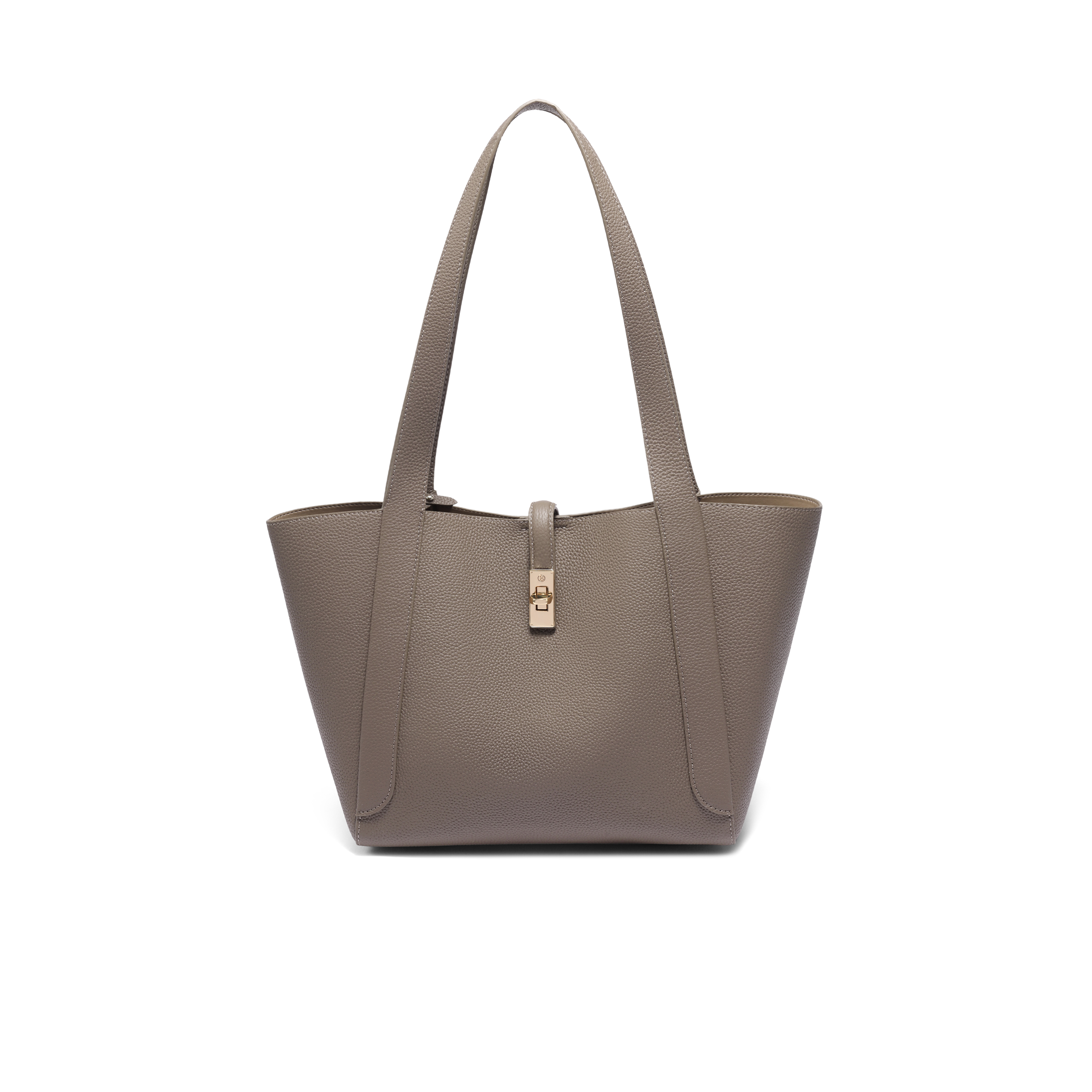 百丽包女25秋新商场同款质感通勤牛皮革大容量单肩托特包BL863DX5