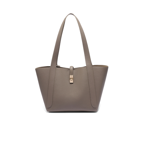 百丽包女25秋新商场同款质感通勤牛皮革大容量单肩托特包BL863DX5