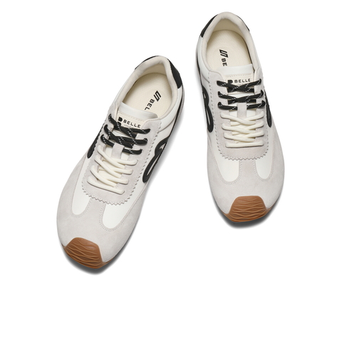 百丽复古潮搭休闲运动鞋男2025新款秋户外慢跑阿甘德训鞋A2249CM5