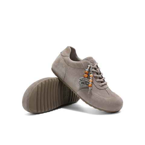 百丽质感勃肯鞋女2025秋时尚串珠内增高舒适休闲鞋B2874CM5