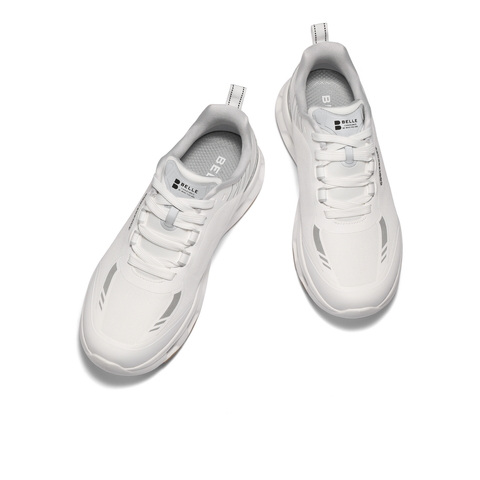 百丽户外休闲健步鞋男2025新秋商场款镂空厚底跑步运动鞋8XH01CM5