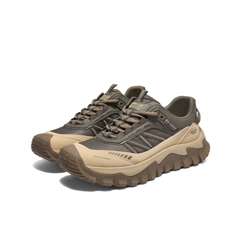 百丽厚底增高休闲运动鞋男2025新款冬季户外徒步鞋登山鞋8XK01DM5