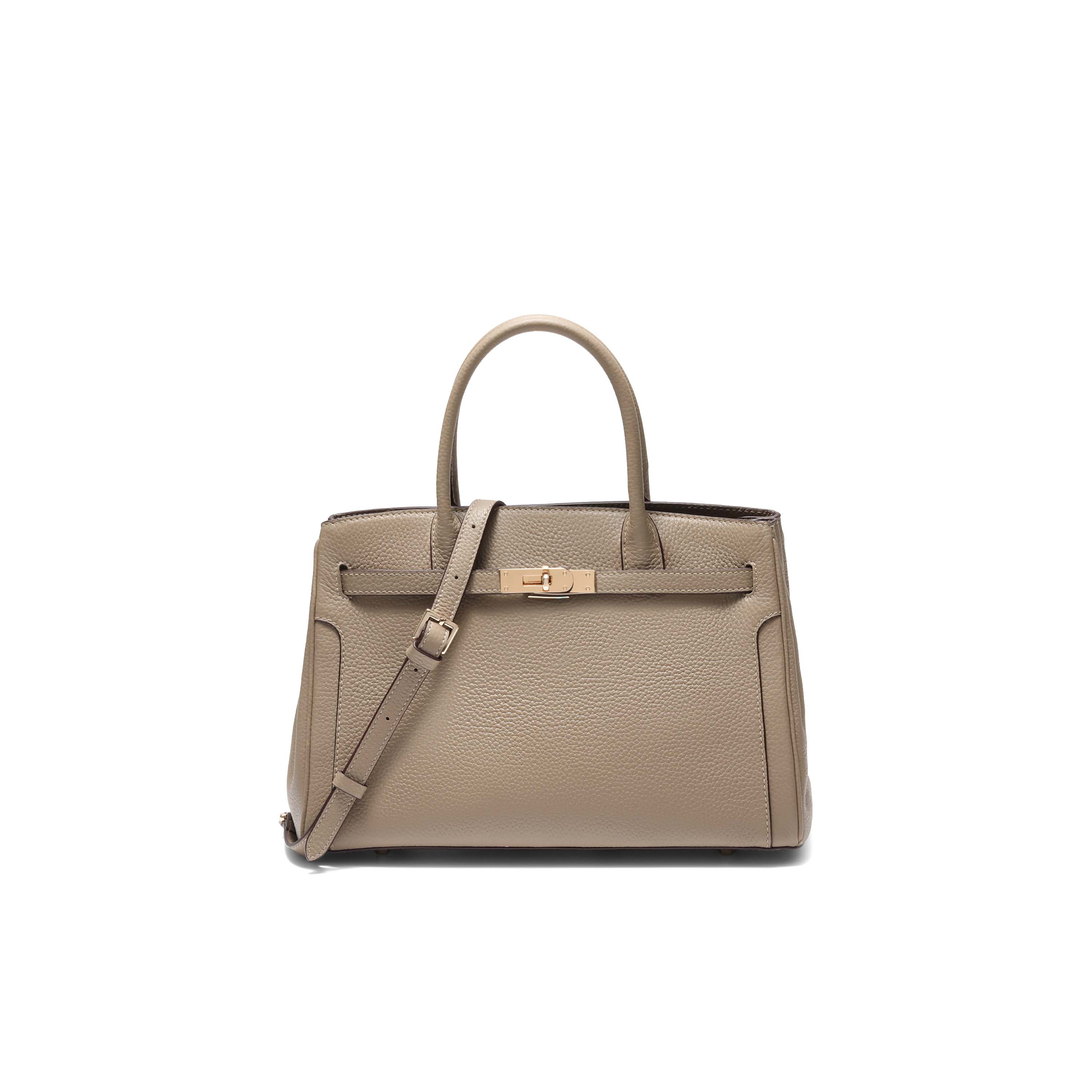 百丽包女2025新款鎏金岁月铂金包单肩斜挎真皮手提包大号X7385DX5