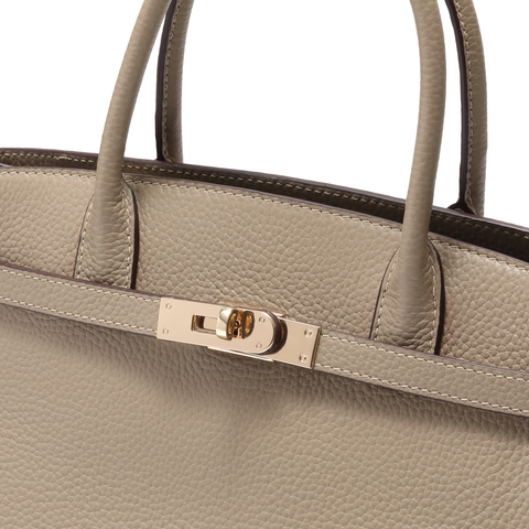 百丽包女2025新款鎏金岁月铂金包单肩斜挎真皮手提包大号X7385DX5