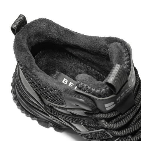 百丽潮酷高帮老爹鞋女2025冬新商场同款厚底加绒休闲鞋E6N1DDD5