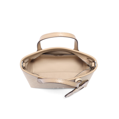 百丽包女25夏商场同款复古老花小飞象斜挎手提小号托特包X7381BX5