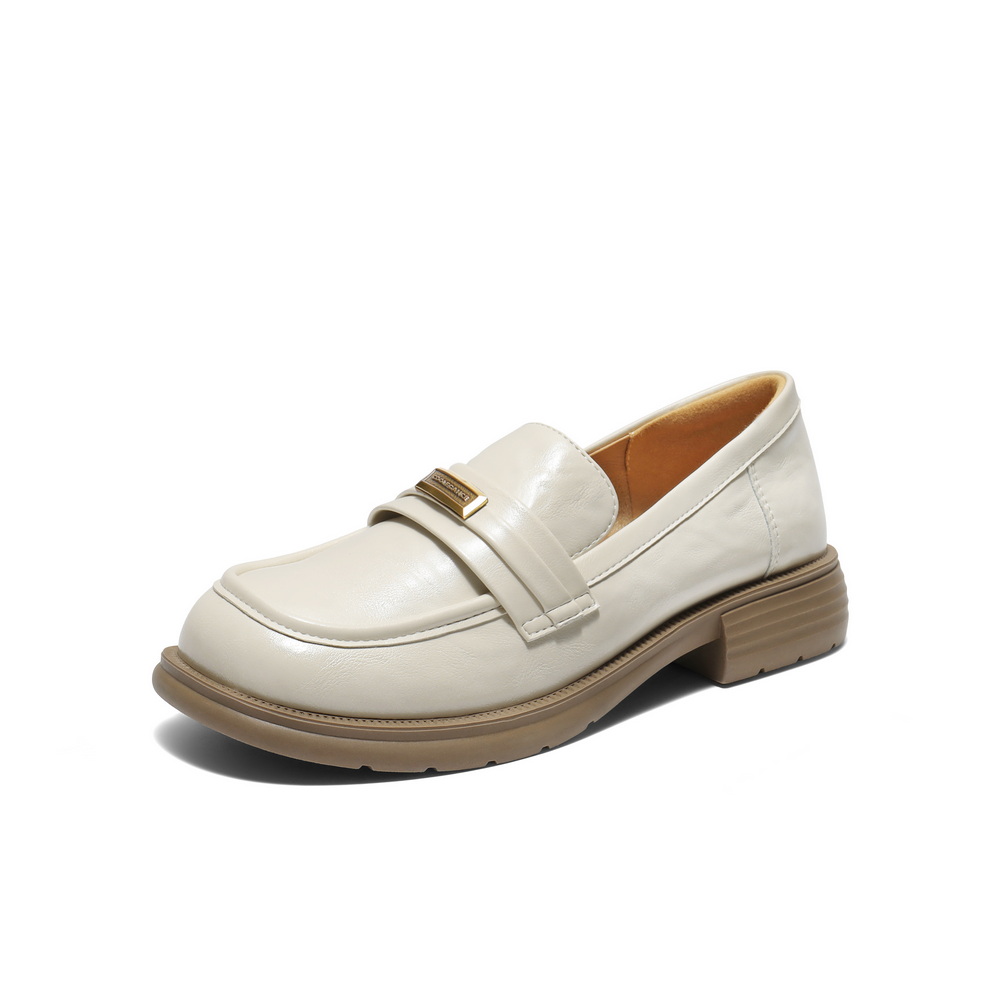 百丽金标便士乐福鞋女2025秋新平跟舒适通勤乐福鞋B2774CA5