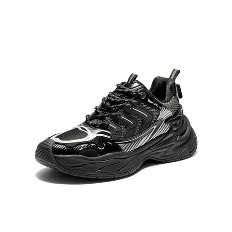 百丽巨齿鲨老爹鞋男2025新款秋季商场同款厚底增高休闲鞋D9X02CM5