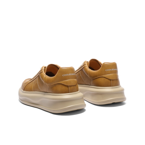 百丽厚底增高休闲鞋男鞋2025新款秋季复古潮搭舒适板鞋A2104CM5