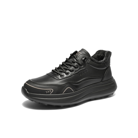 百丽高帮休闲健步鞋男2025新款冬商场同款厚底增高运动鞋8XP11DD5