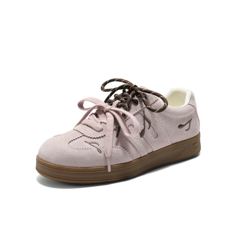 百丽时尚舒适跑道德训鞋女2025秋新轻便薄底运动休闲鞋B2889CM5