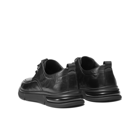 百丽上班商务鞋男2025新款秋季牛皮革厚底爸爸鞋休闲皮鞋A2204CM5