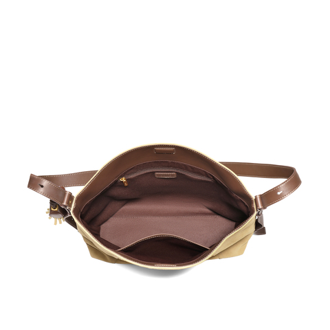 百丽包包女25秋商场同款复古绒面hobo包单肩斜挎托特包8562ACX5