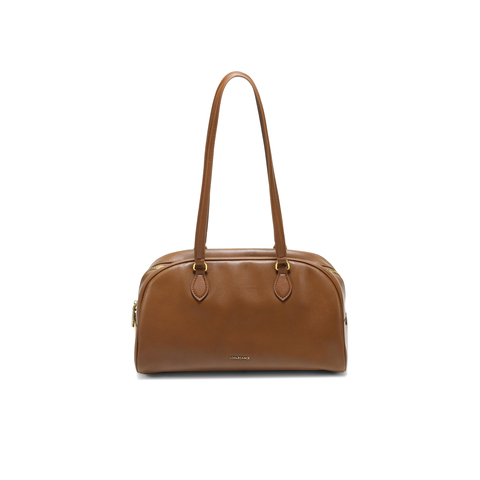 百丽包包女25冬新商场同款简约复古通勤大号单肩波士顿包BL862DX5