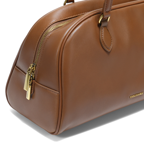 百丽包包女25冬新商场同款简约复古通勤大号单肩波士顿包BL862DX5