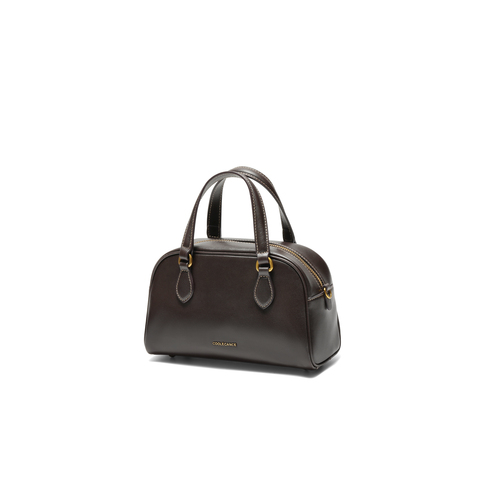 百丽包女25商场同款头层牛皮时髦休闲单肩斜挎波士顿包BL861DX5