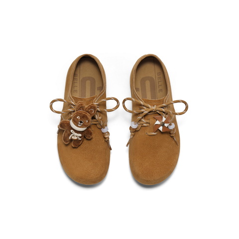 百丽时尚串珠勃肯鞋女2025秋新商场同款柔软舒适休闲鞋E8G1DCM5