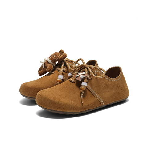 百丽时尚串珠勃肯鞋女2025秋新商场同款柔软舒适休闲鞋E8G1DCM5