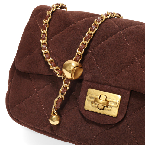 百丽包包2024商场同款羊皮小香风百搭单肩斜挎包X6916BX4