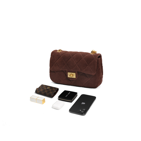 百丽包包2024商场同款羊皮小香风百搭单肩斜挎包X6916BX4