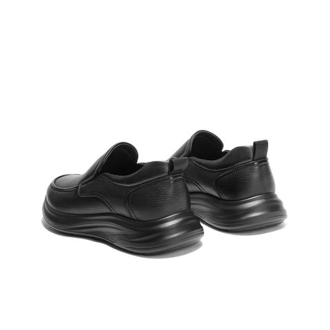 百丽一脚蹬商务鞋男2025新冬商场同款羊皮革厚底休闲皮鞋L6014DM5