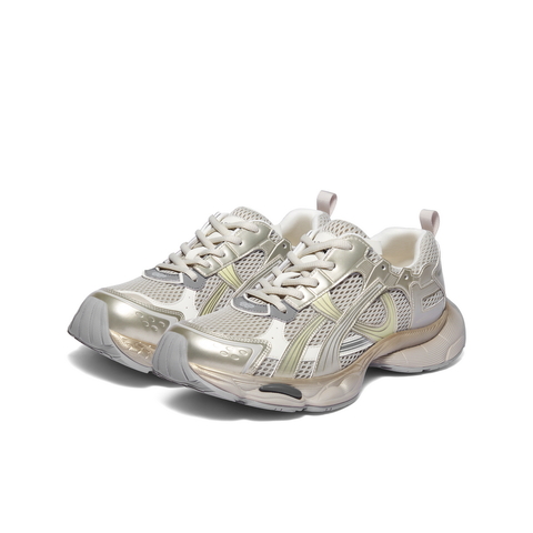 百丽厚底增高老爹鞋男鞋2025新款秋季时尚潮搭网面休闲鞋A2189CM5